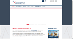 Desktop Screenshot of glueckstadt-port.com