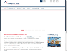 Tablet Screenshot of glueckstadt-port.com